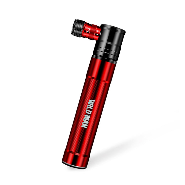 WILD MAN Mountain Road Bike Portable Bicycle Pump Us And French Mouth Universal Pump Mini Basketball Football Pump(Red) - Bicycle Locks & Bicycle Pumps by WILD MAN | Online Shopping UK | buy2fix