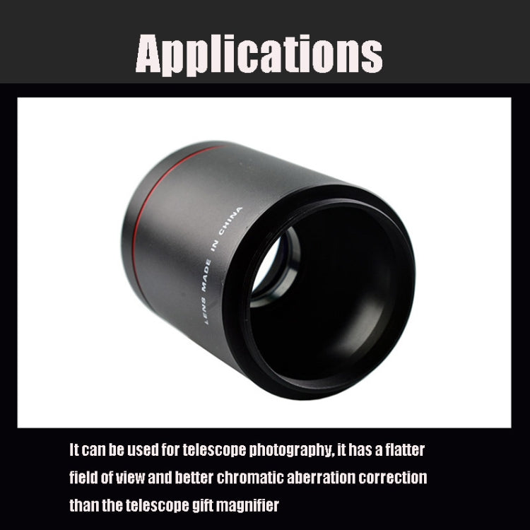 LIGHTDOW T2-Mount  2X Extender Converter Lens for Reentrant Telescope - Camera Accessories by LIGHTDOW | Online Shopping UK | buy2fix