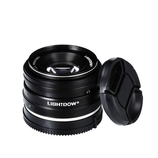 LIGHTDOW 35mm F1.7 E-Mount Manual Fixed Focus Lens for Sony - Camera Accessories by LIGHTDOW | Online Shopping UK | buy2fix