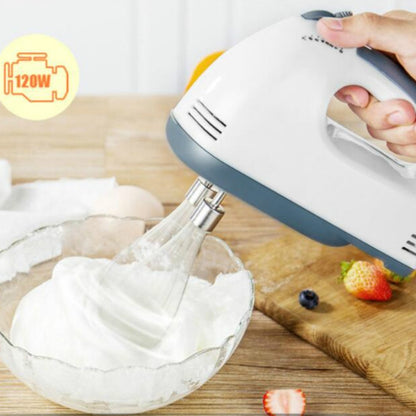 Whisk Electric Household Mini Whisk Baking Small Whipped Cream Machine, Specification:US Plug+4 Stirring Rods - Stirrer & Squeezer by buy2fix | Online Shopping UK | buy2fix