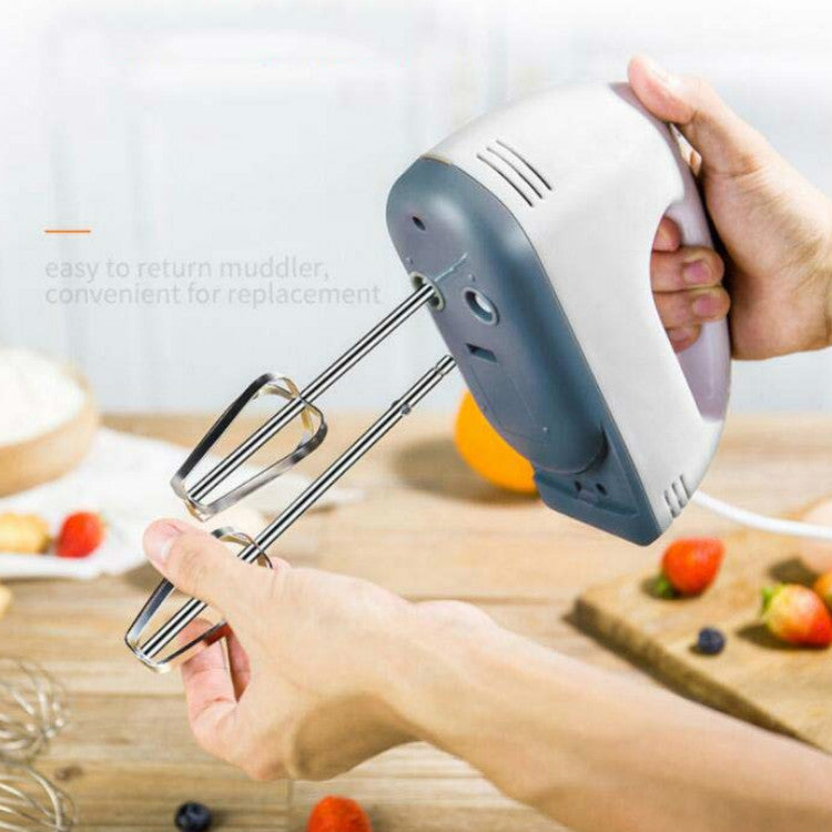 Whisk Electric Household Mini Whisk Baking Small Whipped Cream Machine, Specification:US Plug+4 Stirring Rods - Stirrer & Squeezer by buy2fix | Online Shopping UK | buy2fix