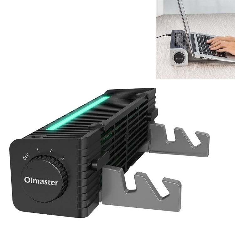 Olmaster Notebook High Air Volume Radiator USB Fan Bracket, Style:Square RGB CF-1692RGB - Computer & Networking by Olmaster | Online Shopping UK | buy2fix