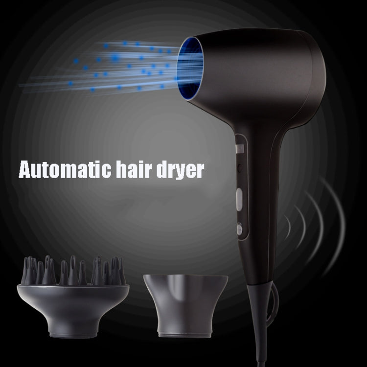 Lescolton 9809 Household Smart High-power Cold Hot Wind Leafless Negative Ion Hair Dryer with Hair Comb, Plug Type:EU Plug(Black) - Home & Garden by Lescolton | Online Shopping UK | buy2fix