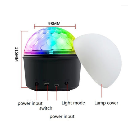 Dreamy Rotating Night Light Romantic LED Colorful Speaker Light, Specification:Built-in Battery - LED Light by buy2fix | Online Shopping UK | buy2fix