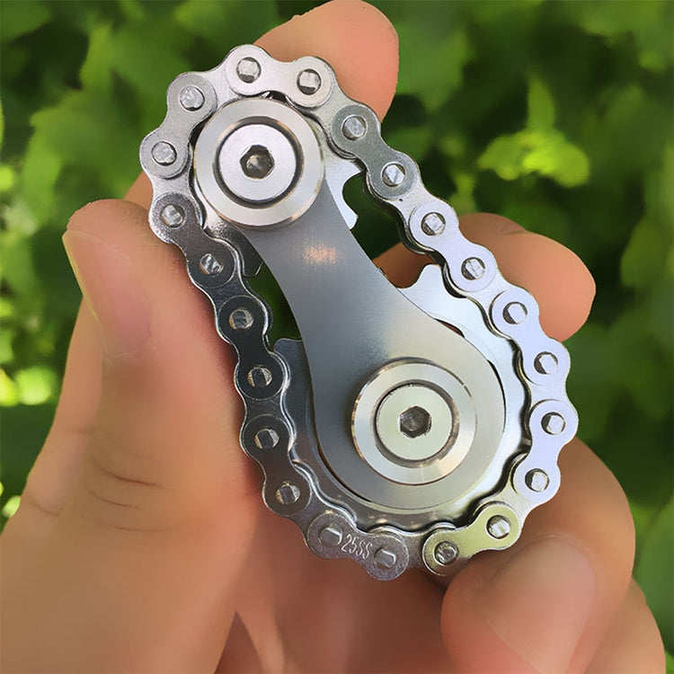 Chain Gyro Fingertip Gyro EDC Metal Toy Gear Sprocket Flywheel, Colour: Rainbow Colors - Spinning Toys by buy2fix | Online Shopping UK | buy2fix