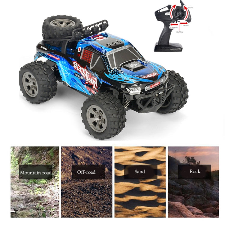 MGRC Charging Remote Control Car 2.4G Wireless Remote Control Four-Way Cross-Country Climbing Car 1:18 Car Model( Gray Blue) - RC Cars by MGRC | Online Shopping UK | buy2fix