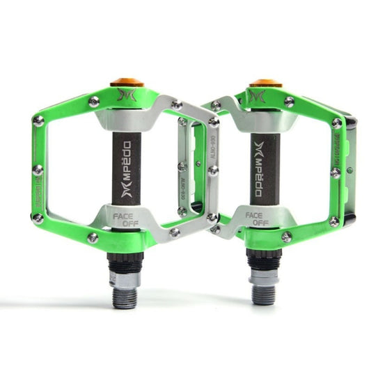 MPEDA Mountain Bike Bearing Pedal Ultra-Light Aluminum Alloy Non-Slip Bearing Pedal, Size: 930(White Green) - Outdoor & Sports by MPEDA | Online Shopping UK | buy2fix