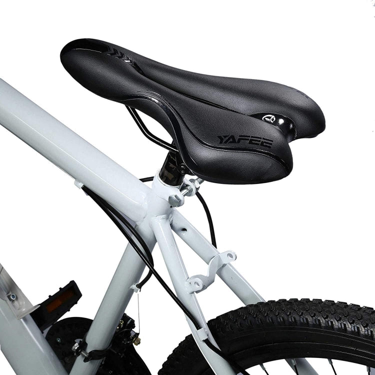 YAFEE YF-1034-3 Soft Mountain Bike Seat Mountain Bike Hollow Breathable Saddle Seat Cushion Bicycle Seat(Black) - Outdoor & Sports by YAFEE | Online Shopping UK | buy2fix