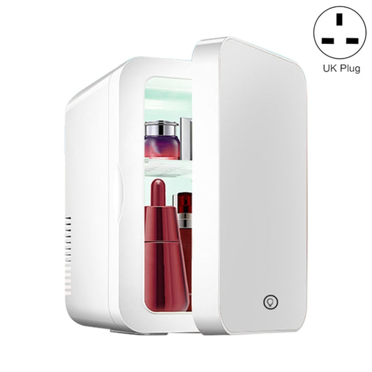 PD-8 8L Mirror Cosmetics Storage Car Home Small Refrigerator Fruit Drink Refrigerator(UK Plug) - Home & Garden by buy2fix | Online Shopping UK | buy2fix