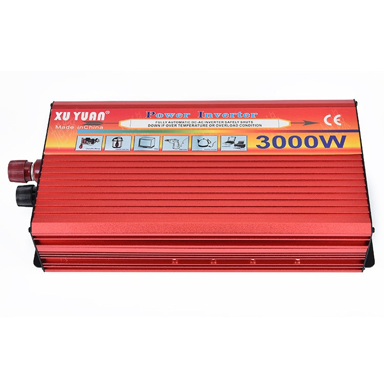 XUYUAN 3000W Car Inverter Car Home Power Converter, Specification: 12V to 220V -  by XUYUAN | Online Shopping UK | buy2fix