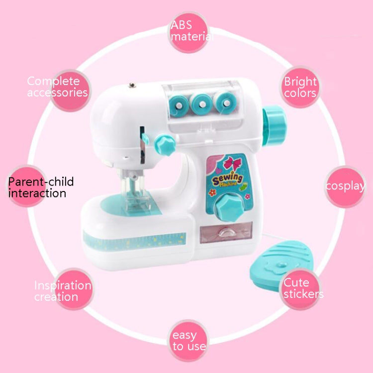 7923 Small Size Girls Electric Sewing Machine Small Home Appliances Toys Children Play House Toy - Pretend Play Toys by buy2fix | Online Shopping UK | buy2fix