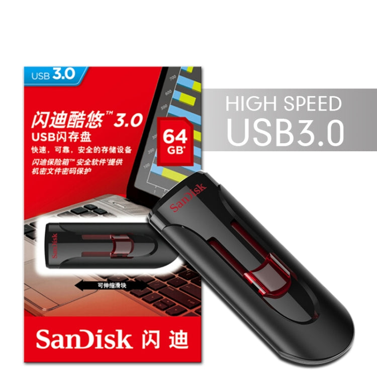 SanDisk CZ600 USB 3.0 High Speed U Disk, Capacity: 128GB - USB Flash Drives by SanDisk | Online Shopping UK | buy2fix