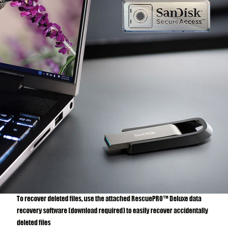 SanDisk CZ810 High Speed USB 3.2 Metal Business Encrypted Solid State Flash Drive, Capacity: 64GB - USB Flash Drives by SanDisk | Online Shopping UK | buy2fix