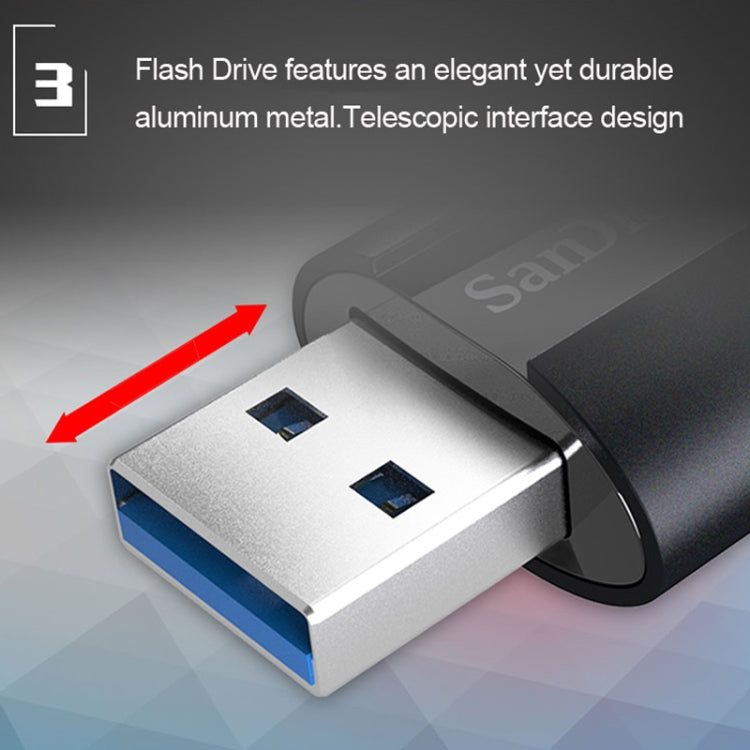 SanDisk CZ880 High Speed Metal USB 3.1 Business Encrypted Solid State Flash Drive U Disk, Capacity: 128GB - USB Flash Drives by SanDisk | Online Shopping UK | buy2fix