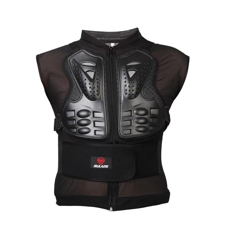 SULAITE GT-032 Motorcycle Racing Sleeveless Riding Protective Clothing, Specification: XXL(Black) - Protective Gear by SULAITE | Online Shopping UK | buy2fix