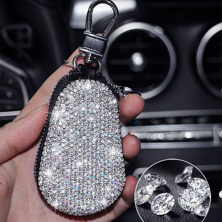 Diamond Car Gourd Key Case Car Key Case(White Diamond) - Car Key Cases by buy2fix | Online Shopping UK | buy2fix