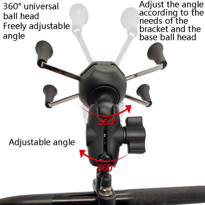 N-STAR N002 Motorcycle Bicycle Mobile Phone Bracket Riding Equipment(Large T Head) - Holders by N-STAR | Online Shopping UK | buy2fix