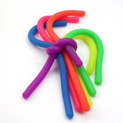 TPR Decompression Noodle Rope Elastic Rope Random Color Delivery,Size: 30 PCS Medium - Squeeze Toys by buy2fix | Online Shopping UK | buy2fix