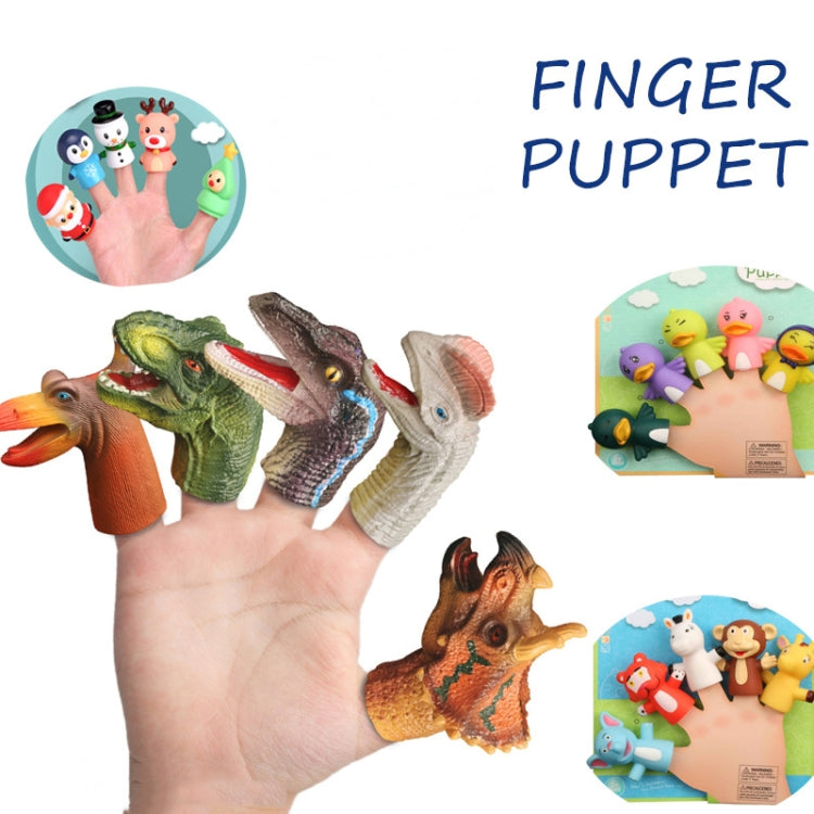 Children Early Education Finger Doll Set Animal Parent-Child Interactive Puppet Toy(KB05 Animals) - Model Toys by buy2fix | Online Shopping UK | buy2fix