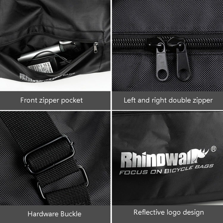 Rhinowalk RF085 Large Electric Scooter Storage Bag(Black) - Bicycle Bags by Rhinowalk | Online Shopping UK | buy2fix