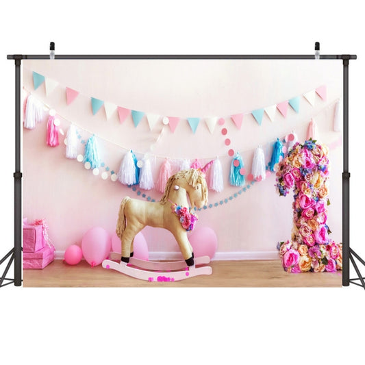 2.1m x 1.5m One Year Old Birthday Photography Background Cloth Birthday Party Decoration Photo Background(574) - Camera Accessories by buy2fix | Online Shopping UK | buy2fix