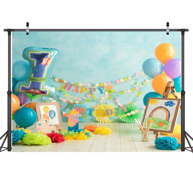 2.1m x 1.5m One Year Old Birthday Photography Background Cloth Birthday Party Decoration Photo Background(583) - Camera Accessories by buy2fix | Online Shopping UK | buy2fix