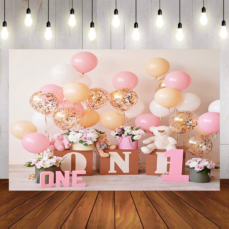 2.1m x 1.5m One Year Old Birthday Photography Background Cloth Birthday Party Decoration Photo Background(587) - Camera Accessories by buy2fix | Online Shopping UK | buy2fix