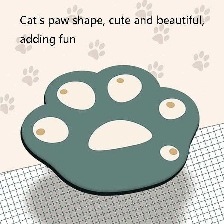 3 PCS XH12 Cats Claw Cute Cartoon Mouse Pad, Size: 280 x 250 x 3mm(Green) - Mouse Pads by buy2fix | Online Shopping UK | buy2fix