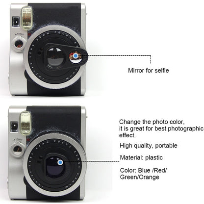 2 Sets Close Up Lens Set with Selfie Portrait Mirror + Purple Color Filter Set For FUJIFILM Instax Mini 90 Camera( Selfie Mirror + Purple Filter Set) - Camera Accessories by buy2fix | Online Shopping UK | buy2fix