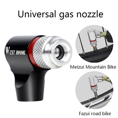 Bicycle CO2 Portable Mini Pump(Silver) - Bicycle Locks & Bicycle Pumps by WEST BIKING | Online Shopping UK | buy2fix