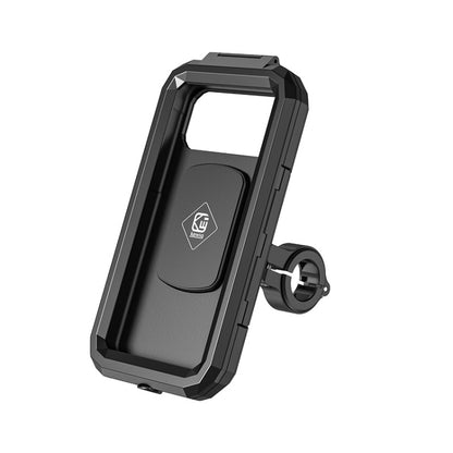 Kewig Bicycle Motorcycle Waterproof Box Mobile Phone Bracket Riding Touch Mobile Phone Fixed Seat(M18S-B1 Small Handlebar Installation) - Holder by buy2fix | Online Shopping UK | buy2fix