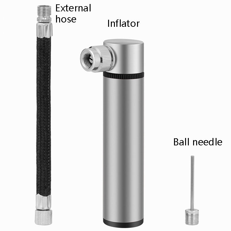 Bicycle Small Aluminum Alloy Pump Portable Mini Basketball Feeding Tube(Golden) - Bicycle Locks & Bicycle Pumps by buy2fix | Online Shopping UK | buy2fix