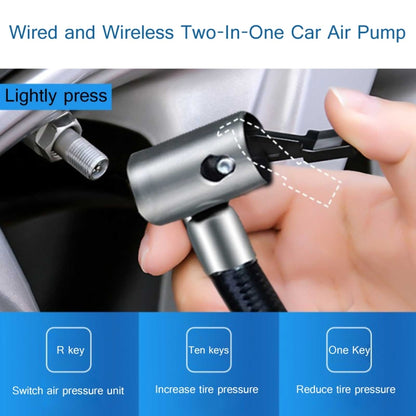 ST-797 DC12V 120W Car Air Pump Wired Wireless Two-In-One Digital Air Pump - In Car by buy2fix | Online Shopping UK | buy2fix