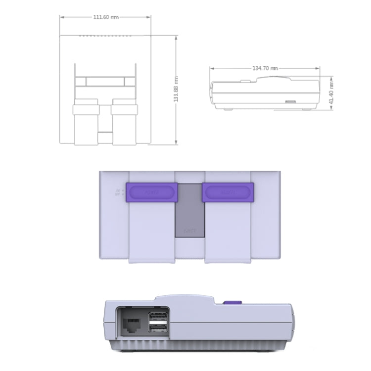 Retroflag Game Console Box For Raspberry Pi(SuperPi-Case-U) - Pocket Console by Retroflag | Online Shopping UK | buy2fix