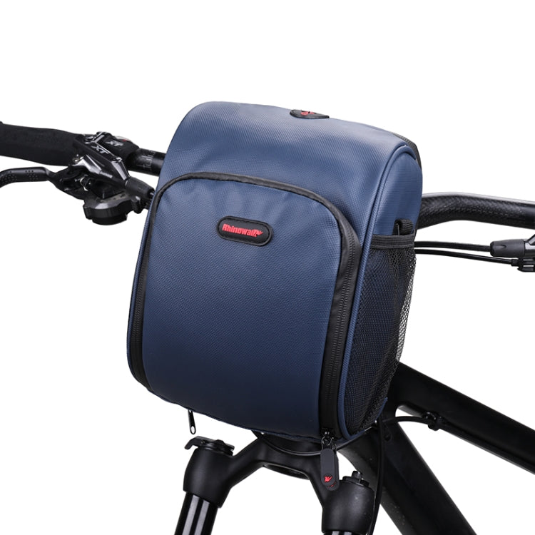 Rhinowalk TF920 Bicycle Handlebar Bag Multi-Function Big Capacity Bicycle Front Bag(Bue) - Bicycle Bags by Rhinowalk | Online Shopping UK | buy2fix