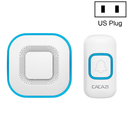 CACAZI V028F Wireless Music Doorbell without Battery, Plug:US Plug(White) - Security by CACAZI | Online Shopping UK | buy2fix