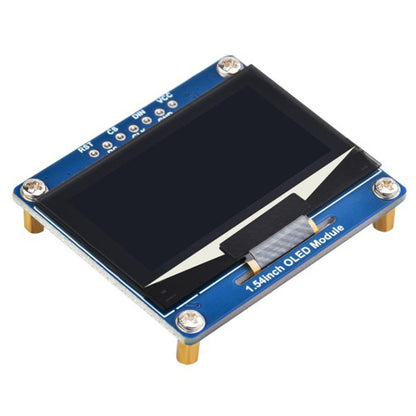 Waveshare 1.54 Inch OLED Display Module, 128×64 Resolution, SPI / I2C Communication(Blue) - LCD & LED Display Module by Waveshare | Online Shopping UK | buy2fix