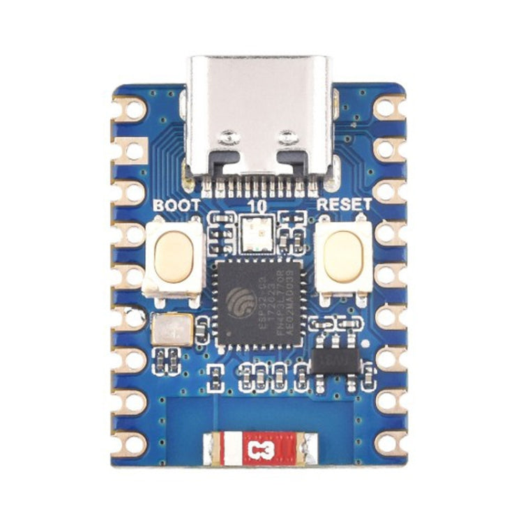 Waveshare 2.4GHz ESP32-C3 Mini Development Board, Based ESP32-C3FN4 Single-core Processor without Header - Boards & Shields by Waveshare | Online Shopping UK | buy2fix