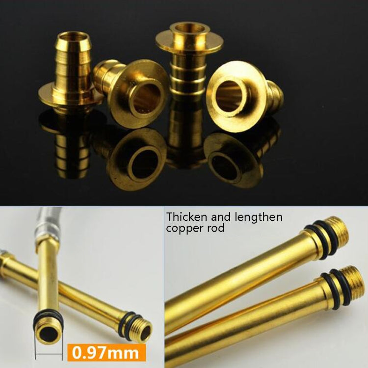 4 PCS Weave Stainless Steel Flexible Plumbing Pipes Cold Hot Mixer Faucet Water Pipe Hoses High Pressure Inlet Pipe, Specification: 60cm 1.8cm Copper Rod - Home & Garden by buy2fix | Online Shopping UK | buy2fix