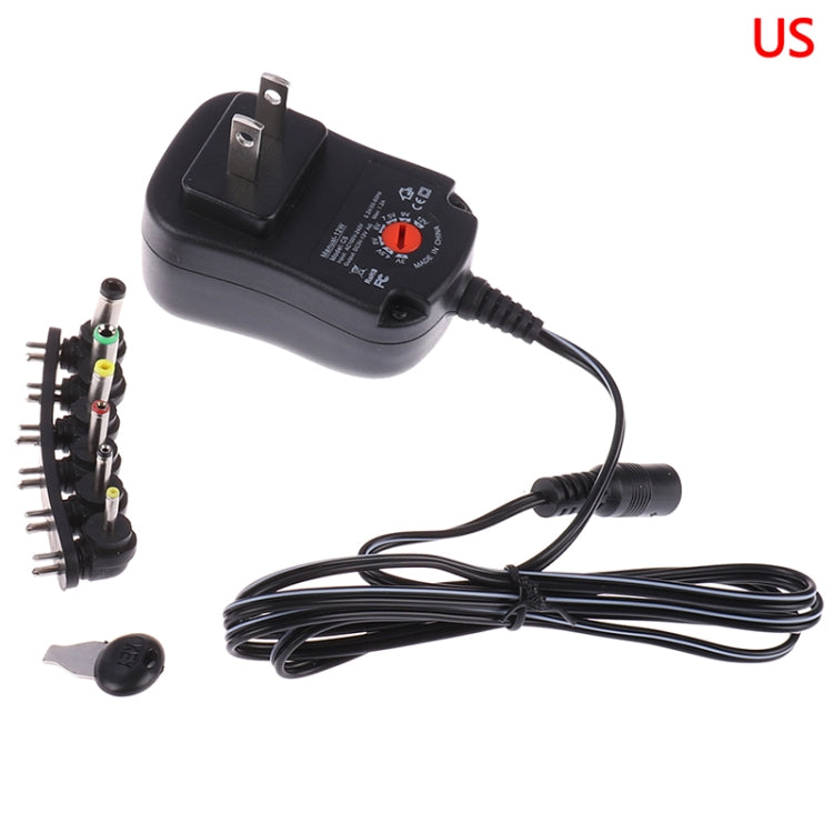 C5 3-12V 12W Adjustable Voltage Regulated Switch Power Supply Power Adapter Multifunction Charger With DC Tips(US Plug) - AC Adapers by buy2fix | Online Shopping UK | buy2fix