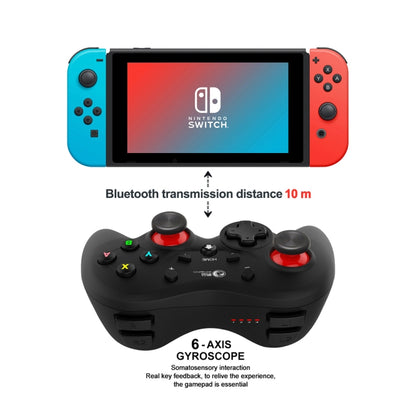 MingPin MB-S810 Wireless Bluetooth Six-Axis Gamepad For Nintendo Switch Pro(Black (Neutral)) - Gamepads by MingPin | Online Shopping UK | buy2fix