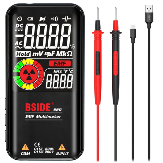 BSIDE S20 Intelligent Large Screen Electromagnetic Radiation Multimeter Tester - Digital Multimeter by BSIDE | Online Shopping UK | buy2fix