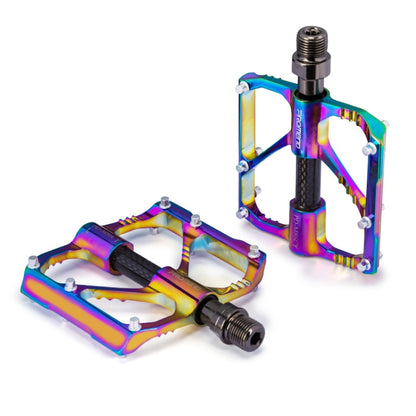 1 Pair PROMEND Three Peilin Bearing Aluminum Alloy CNC Bicycle Colorful Pedal PD-M86CY - Pedals by PROMEND | Online Shopping UK | buy2fix