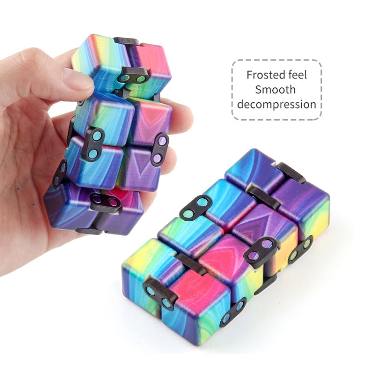 3 PCS Unlimited Magics Cube Colorful UV Printing Pocket Magic Cube Variety Folding Fingertip Magic Cube Decompression Toy(No.168-8-31 Hallowe Purple) - Magic Cubes by buy2fix | Online Shopping UK | buy2fix