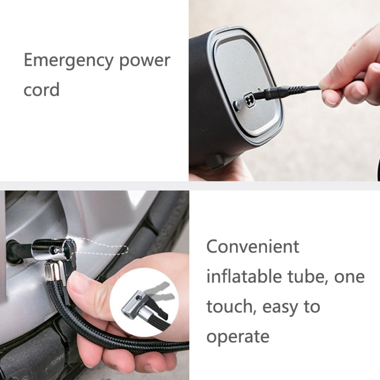 YANTU A22 Car Dual-Cylinder Car Wireless Smart Digital Display Portable Tire Air Pump, Specification: Wireless Black - In Car by YANTU | Online Shopping UK | buy2fix