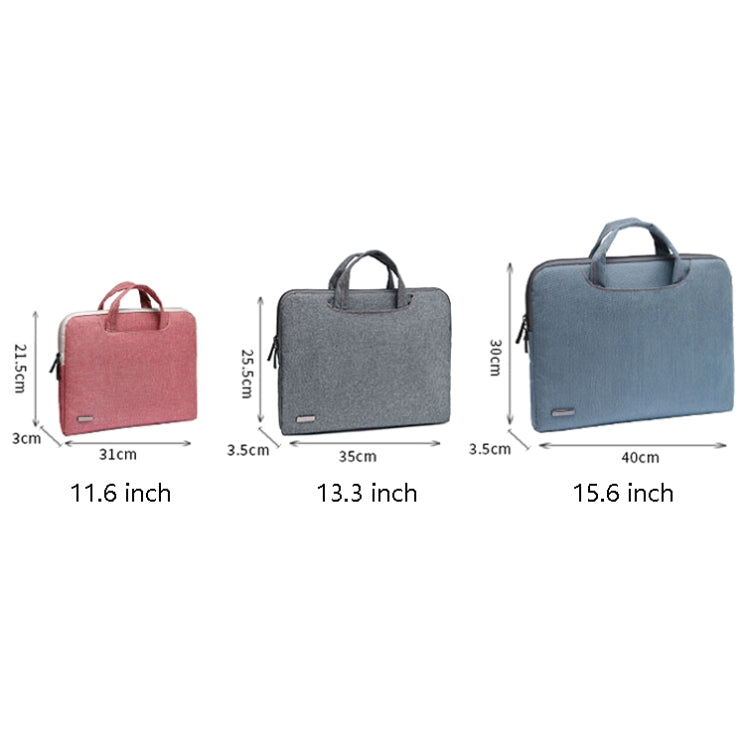 LiSEN LS-116 Simple Laptop Bag Business Laptop Liner Bag, Size: 11.6 inch(Snowflake Nylon Gray) - Other by LiSEN | Online Shopping UK | buy2fix