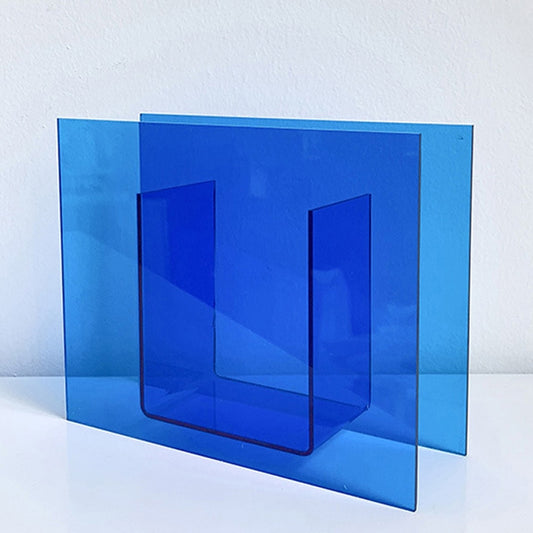 Blue Square Acrylic Ornament Studio Background Ornament Photo Props - Camera Accessories by buy2fix | Online Shopping UK | buy2fix