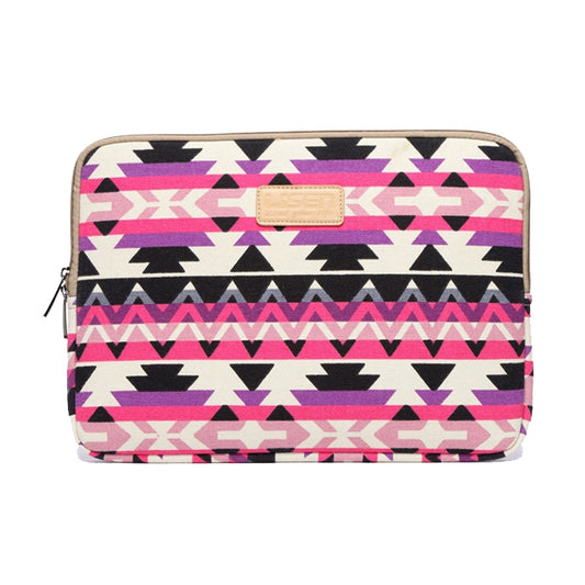 LiSEN LS-518 Lingge Pattern Laptop Computer Liner Bags, Size: 14 inch(Rose Red Pattern Geometry) - 14.1 inch by LiSEN | Online Shopping UK | buy2fix