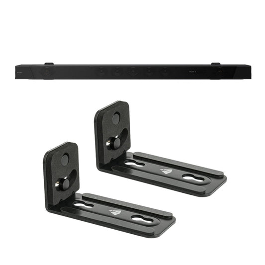 Universal Wall Bracket Non-Slip Storage Bracket for Long Strip Speaker(Black) - Apple Accessories by buy2fix | Online Shopping UK | buy2fix