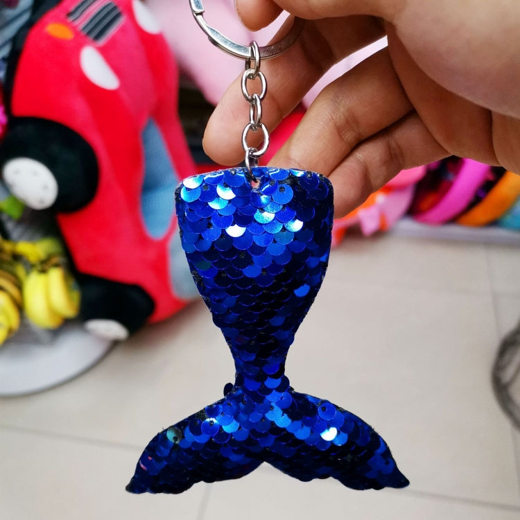 10 PCS Reflective Mermaid Keychain Sequins Mermaid Tail Accessories Car Luggage Pendant(Colorful 47) - In Car by buy2fix | Online Shopping UK | buy2fix